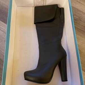 Black High Heel Boots